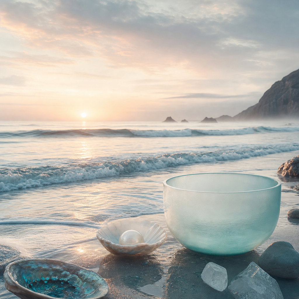 Soft coastal waves at dawn